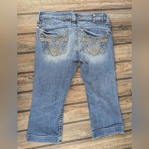Big Star Capris Size 29 Well Loved Distressed